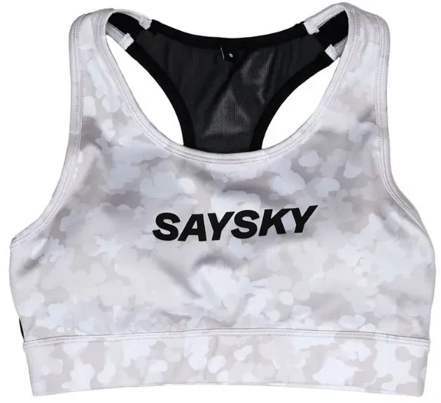 Saysky Damen Camo Combat Sports Bra weiß
