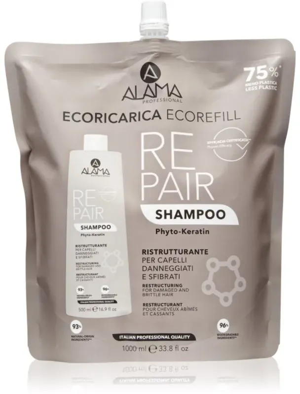 Alama Professional Repair Shampoo erneuerndes Shampoo Eco Refill 1000 ml