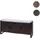 Mendler HWC-A27 53 x 110 x 30 cm dunkelbraun / braun