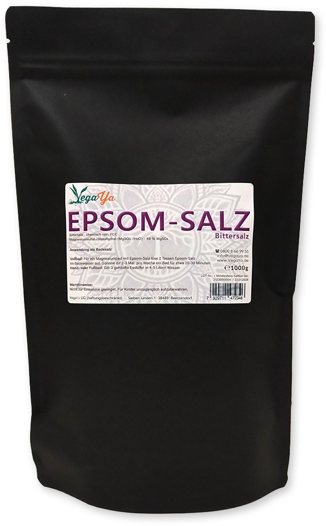 Epsom-Salz - Bittersalz Food Grade (1 kg) (1kg)