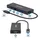 Manhattan USB 3.0 auf VGA/HDMI USB-A Dockingstation - USB Hub, Schwarz