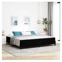 vidaXL Boxspringbett 200 x 200 cm Schwarz