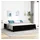 vidaXL Boxspringbett 200 x 200 cm Schwarz