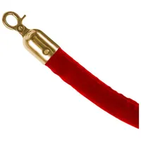 Showdown Displays Showdown® Displays Absperrkordel Stoff rot, gold 150,0