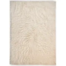 TEPGO Flokati-Teppich 190 x 290 cm Natur