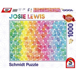 Schmidt Spiele Puzzle Kunterbunte Dreiecke, 1000 Puzzleteile