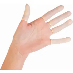 Hygostar® Latex Fingerlinge, puderfrei 26713 , 1 Packung = 100 Stück, Größe L