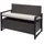 Proregal Truhenbank 87 x 117 x 57 cm Grau