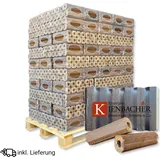 960 kg PiniKay Briketts !SONDERAKTION! Hartholzbriketts aus Buche und/oder Eiche | 96 x 10 kg Holzbrikett auf Palette | Energie Kienbacher®