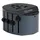 SKROSS | Alpha Line | Adattatore Universale da Viaggio Completo per Prese a 2 o 3 Poli - 10 A - Fino a 2.500 watt (adatto anche a PC e Asciugacapelli) - 5 Anni Garanzia Internazionale, 1.104100, Black