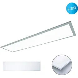 NÄVE LED Panel "Nicola", weiß, B:29,50cm H:6,00cm L:119,50cm, Lampen, weiß, Lichtfarbe neutralweiß, Länge 119,5cm, 240 LED, inkl. Treiber