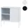 Mendler Highboard 85 x 80 x 45 cm Weiß