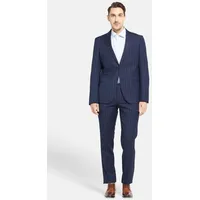 Lawrence Grey Hosenanzug Business-anzug Mit Nadelstreifen Modern Fit blau 46