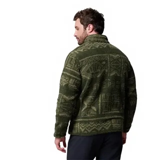 Columbia Rugged RidgeTM High Pile Fleece Mit Halbem Reißverschluss - Greenscape Deschutes Days - M