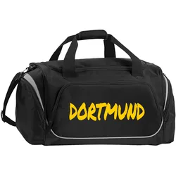 multifanshop Sporttasche - Dortmund - Textmarker - Druck gelb - Tasche