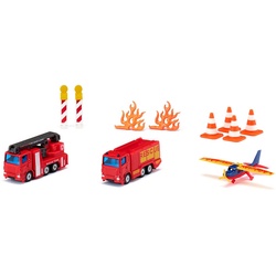 Siku Spielzeug-Feuerwehr SIKU Super, Geschenkset Feuerwehr (6330) rot