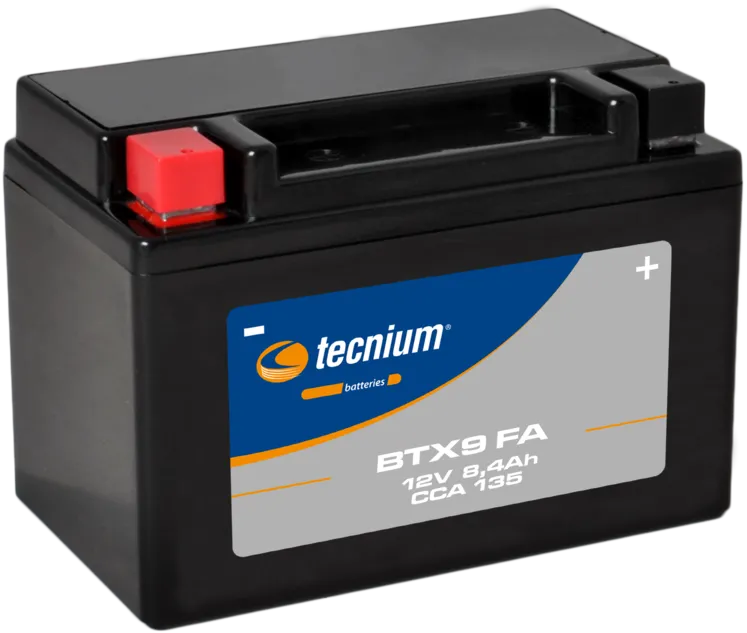 TECNIUM In de fabriek geactiveerde onderhoudsvrije batterij - BTX9 FA