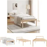 The Living Store Seniorenbett 90x200 Cm Massivholz Kiefer -  Betten & Bettgestelle