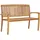 vidaXL Gartenbank 128,5 x 60 x 91 cm Braun