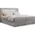 MKS Boxbett, GOLD-5 Led, 160/200 Hellgrau Velvet - H4