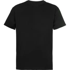 FRUIT OF THE LOOM FRUIT OF THE LOOM, Herren, Gr. S (44/46), schwarz (schwarz, schwarz, schwarz), Single Jersey, Obermaterial: 100% Baumwolle, Basic, schmal, Rundhals, ohne Bündchen, Shirts T-Shirt, mit Rundhalsausschnitt