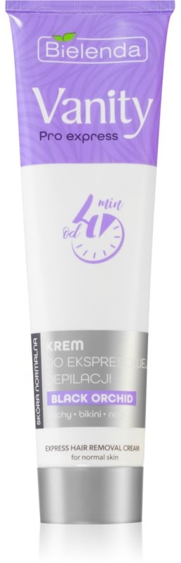 Bielenda Vanity Pro Express Peelingcreme für Hände, Schultern und die Leistenregion Für normale Haut Black Orchid 75 ml