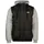 Lonsdale Dowpot Jacke - Black / Marl Grey / White - M
