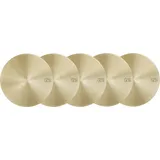 GESSI ORIGINI Griffeinsatz-Set messing gebürstet - messing gebürstet