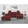 sit&more Ecksofa SIT & MORE "Westham L-Form", rot (bordeaux), B:275cm H:88cm T:172cm, 100% Polyester, Sofas, Ecksofa, Recamiere, mit oder ohne Bettfunktion, Bettkasten, Füße wengefarben