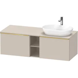 Duravit D-Neo Konsolenwaschtischunterbau wandhängend Taupe Matt 1400x550x459 mm - DE4950R34910000 DE4950R34910000