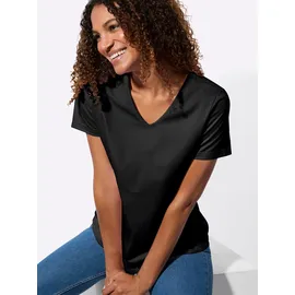 Casual Looks WITT WEIDEN 2er-Pack Shirts in schwarz + schwarz | Gr.: 46