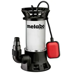 Metabo Schmutzwasser-Tauchpumpe PS 18000 SN 1100 Watt 1,1 bar Eintauchtiefe 7 m Förderhöhe 11