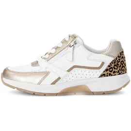 Gabor Sneaker Low Damen Beige/Braun/Weiß 42