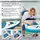 F2 SUP Board Stand Up Paddle Board Ocean Sight 323 x 10,6 x 0,11 m Blau