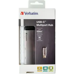 Verbatim USB-CTM Multiport-Adapter USB 3.0 - HDMI, 4K, USB-C-Hub - 49140