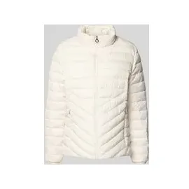s.Oliver Slim Fit Steppjacke mit Stehkragen, Offwhite, 48