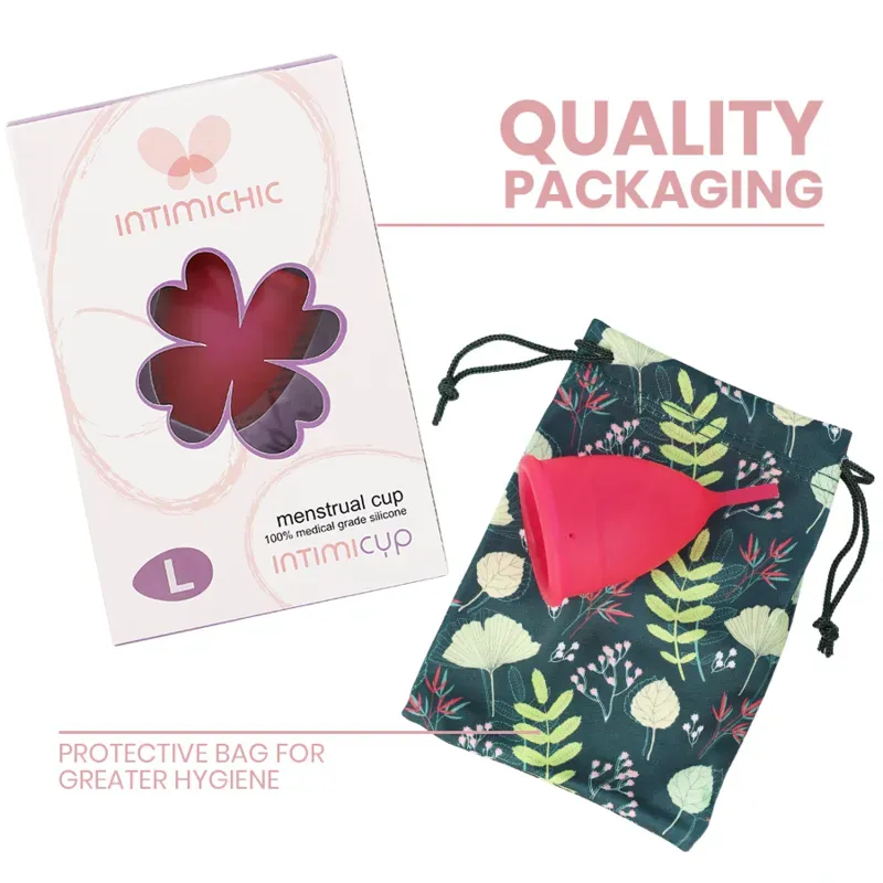 INTIMICHIC - MENSTRUAL CUP MEDIZINISCHES SILIKON - GRÖSSE S - S