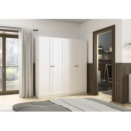 Rauch Drehtürenschrank YLVA 180 x 197 x 54 cm Weiß