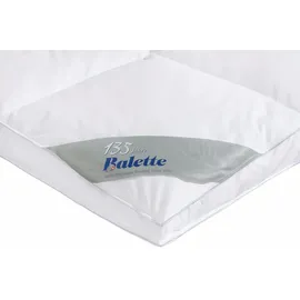 Balette Daunenbettdecke + Kopfkissen "Lena", weiß, B/L: 135cm x 200cm Anzahl Teile 1, B/L: 40cm x 80cm Anzahl Teile 1, Bezug: Baumwolle Füllung:, extrawarm, Bettdecken Bezug: 100% Baumwolle. Kopfkissen Bezug: 100% Baumwolle. Bettdecken Füllung: 100% Federn.