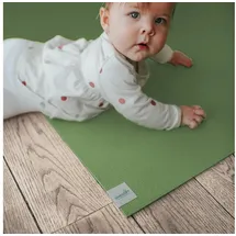 SanoSoft Krabbelmatte - OEKO-TEX® Olivgrün | Gr.: 240 x 240 cm
