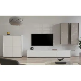 CaliCosy ORÉLIA TV-Lowboard 240 cm Weiß Spanplatte
