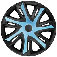 NRM Radzierblende N-Power azurblau/schwarz 16 Zoll 4er Set