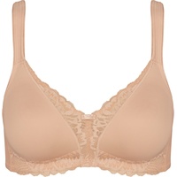 Triumph Modern Lace+Cotton BH ohne Bügel 10207539 neutral beige 90A