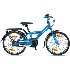 Rezzak 20 Zoll Fahrrad Kinderfahrrad Jungenfahrrad Rad Jungen Fahrrad Rücktrittbremse Blau NEU-079