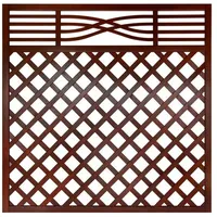 Andrewex Zaunelement Malaga mit Gitter 180 cm x 180