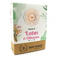 Saraswati Räucherstäbchen Green Tree Lotus & Olibanum Botanical Incense,