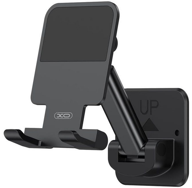 XO Standhalter C99 Handy-Wandhalterung bis 7 Zoll Smartphones schwarz Smartphone-Halterung schwarz