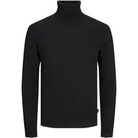 JACK & JONES Emil Knit Rollkragenpullover Black 2XL