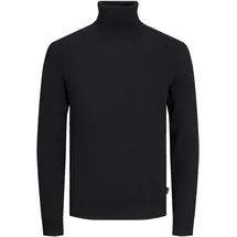 JACK & JONES Emil Knit Rollkragenpullover Black 2XL