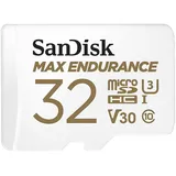 SanDisk microSDHC Max Endurance 32 GB Class 10 UHS-I V30 + SD-Adapter